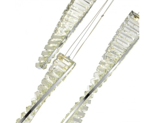 SL6205.103.05 Светильник подвесной ST-Luce Хром/Прозрачный LED 1*55W 4000K