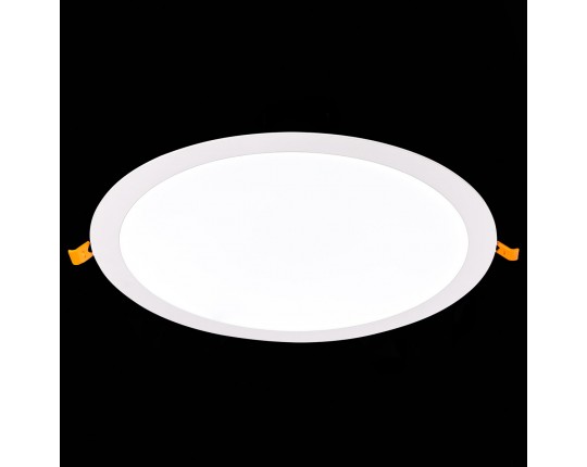 ST209.538.24 Св-к встр. Белый LED 1*24W 3000K 1 728Lm Ra80 110° IP20 D300xH8 90-265V