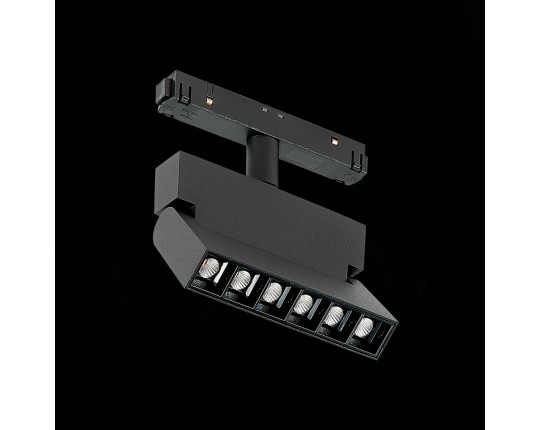 ST362.436.06 Магнитный трековый светильник Черный LED 1*6W 3000K 532Lm Ra>80 36° IP20 L120xW22xH134