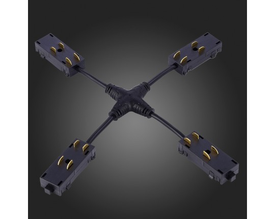 ST015.422.20 X- оБразный коннектор Skyline 220 ST-Luce Черный