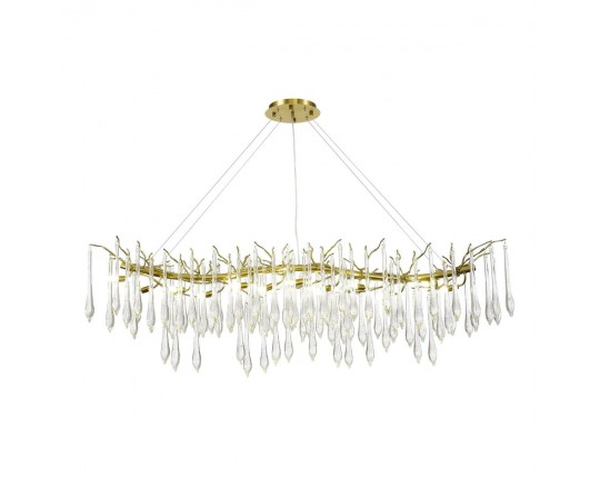 SL1660.213.12 Светильник подвесной ST-Luce Шампань/Шампань, Прозрачный G9 12*5W 4000K