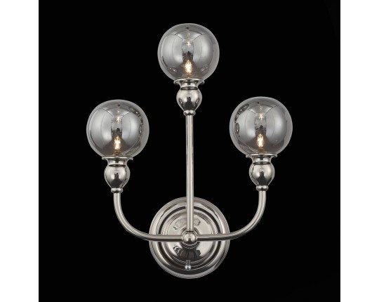 SL552.101.03 Бра ST-Luce Никель/Дымчатый G9 3*5W