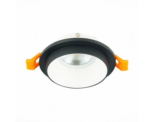 ST206.428.01 Св-к встр. Черный GU10 1*50W  IP20 D92xH38 220V Без ламп