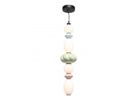 SL6134.453.01 Светильник подвесной ST-Luce черный/зеленый, розовый, синий, опаловый LED 1*32W 3000K