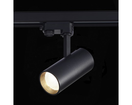 ST661.436.20 Св-к трек. Черный LED 1*20W 3000K 1 600Lm Ra>90 38° IP20 L150xW70xH202 165-265V