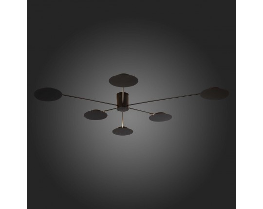 SL6006.402.06 Светильник потолочный ST-Luce Черный/Черный LED 6*5W 3000K