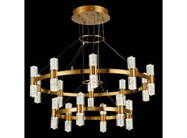 SL6007.203.32 Люстра подвесная ST-Luce Латунь/Прозрачный LED 32*2,5W 4000K