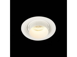 ST701.538.12 Св-к встр. Zoom Белый LED 1*12W 3000K 960Lm Ra90 15°-60° IP20 D115xH95 170-240V