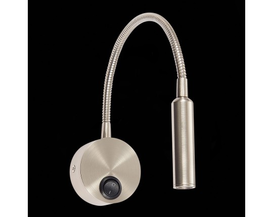 ST653.131.01 Светильник настенный ST-Luce Никель/Никель LED 1*3W 3000K