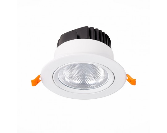 ST211.538.15.36 Св-к встр. Белый LED 1*15W 3000K 1 125Lm Ra80 36° IP20 D109xH65 220-240V