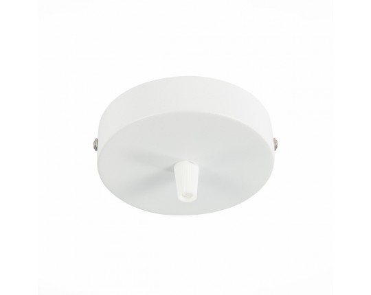 SL001.503.01 Потолочное крепление на одну лампу (круглое) ST-Luce Белый