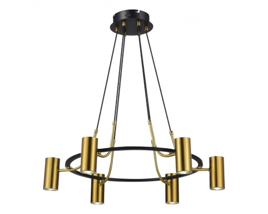 SL1215.403.06 Светильник подвесной ST-Luce Черный, Латунь/Латунь GU10 6*5W 4000K