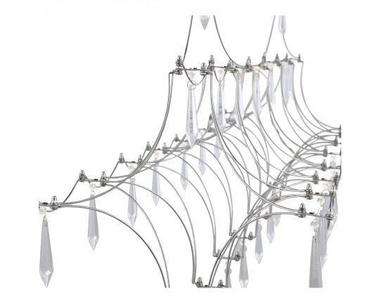 SL6603.103.17 Светильник подвесной ST-Luce Хром/Прозрачный LED 1*17W 4000K