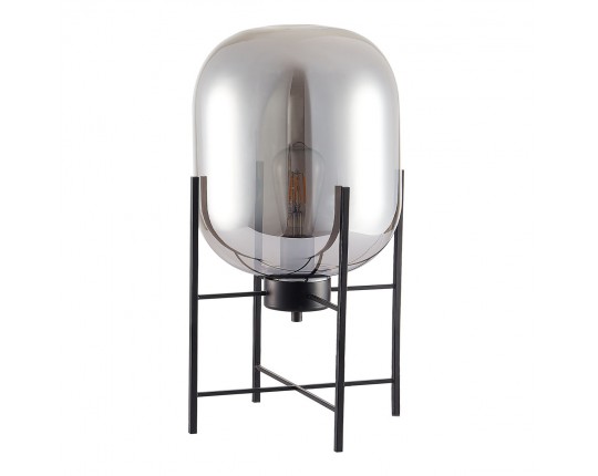 SL1050.704.01 Прикроватная лампа ST-Luce Черный/Дымчатый E27 1*40W