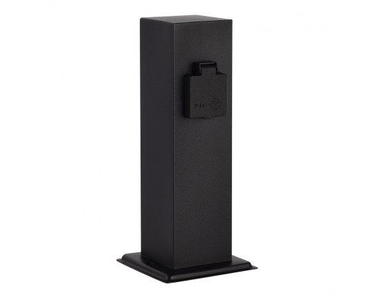 SL9012.405.00 Столб уличный 2 розетки ST-Luce черный 3500W