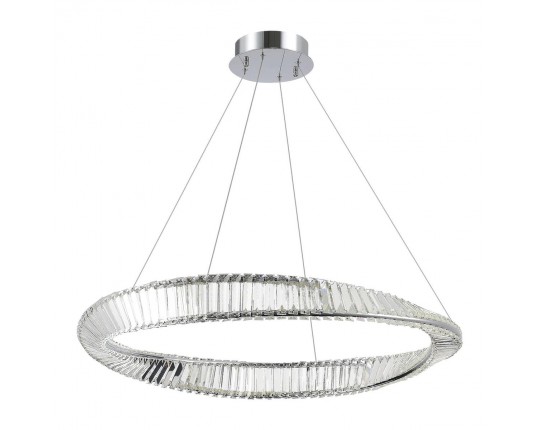 SL6204.121.01 Светильник подвесной ST-Luce Хром/Прозрачный LED 1*58W 4000K