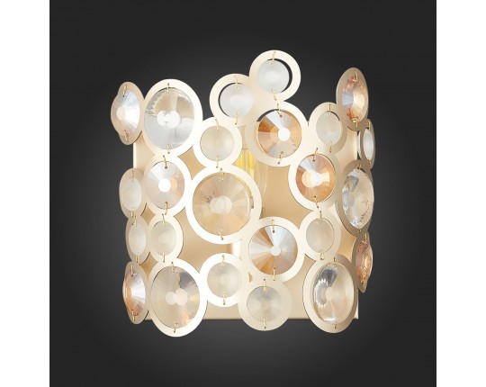 SL1172.201.01 Бра ST-Luce Золотистый/Золотистый, Прозрачный E14 1*60W