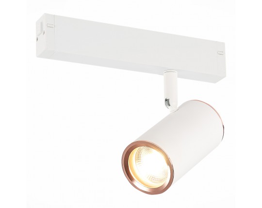 ST504.526.01 Св-к трек. Белый GU10 1*50W  IP20 L104xW54xH111 180-240V Без ламп