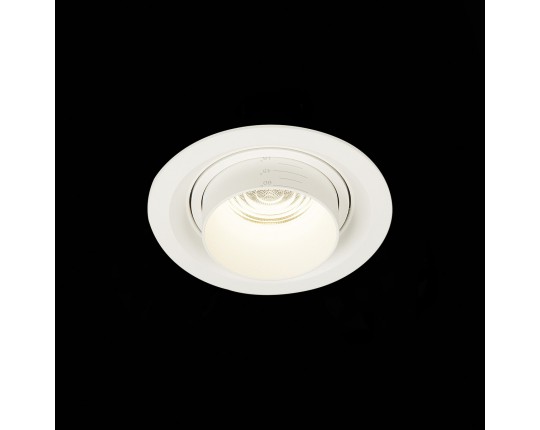 ST701.548.12 Св-к встр. Zoom Белый LED 1*12W 4000K 960Lm Ra90 15°-60° IP20 D115xH95 170-240V