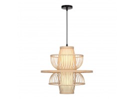 SL6241.513.01 Светильник подвесной ST-Luce Древесный/Белый E27 1*40W