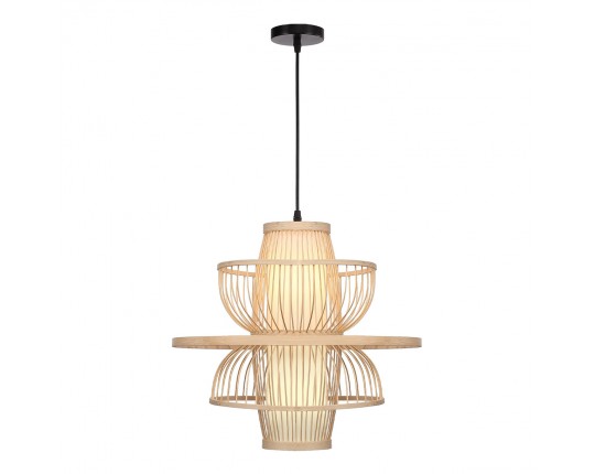 SL6241.513.01 Светильник подвесной ST-Luce Древесный/Белый E27 1*40W