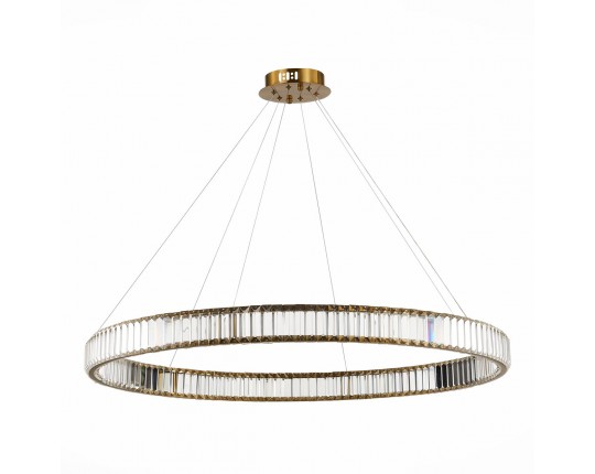 SL1622.313.01 Люстра подвесная ST-Luce Латунь/Прозрачный LED 1*68W 4000K