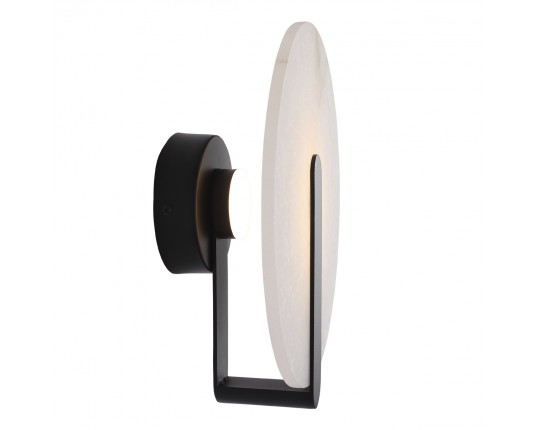 SL1195.401.01 Светильник настенный ST-Luce черный/алебастр LED 1*5W 3000K