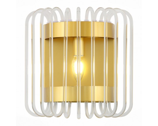 SL1228.201.01 Бра ST-Luce Золотистый/Прозрачный E14 1*40W