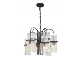 SL6145.403.09 Светильник подвесной ST-Luce черный/прозрачный E14 9*40W