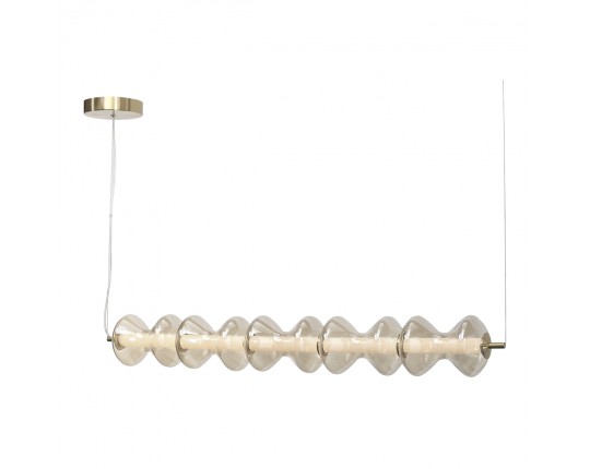 SL6136.243.01 Светильник подвесной ST-Luce золото/коньячный LED 1*28W 3000K