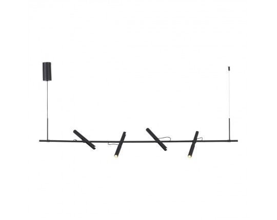 SL6210.403.04 Светильник подвесной ST-Luce Черный/Черный, Золотистый LED 4*3W 3000K