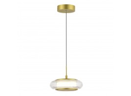 SL6239.203.01 Светильник подвесной ST-Luce золото/прозрачный LED 1*7W 3000K