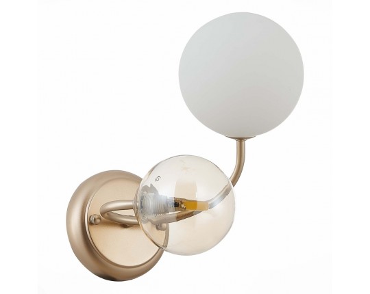 SLE220921-02 Светильник настенный Золотистый/Белый, Янтарный G9 LED 2*5W