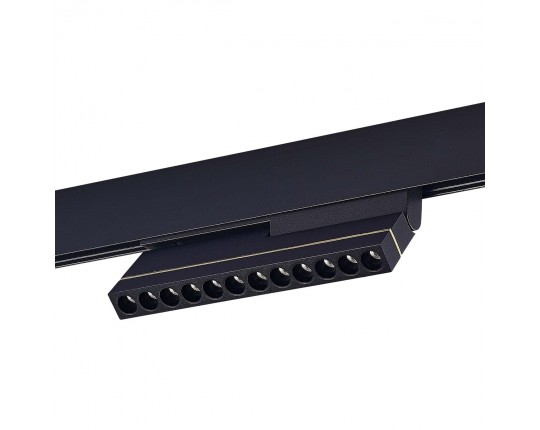 ST805.446.12 Магнитный трековый светильник Черный LED 1*12W 4000K 450Lm Ra>90 36° IP20 L220xW22xH117