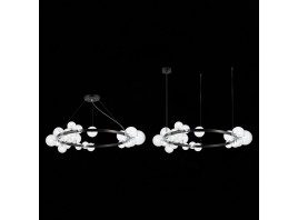 SL1165.403.24 Светильник подвесной ST-Luce Черный/Прозрачный G4 24*5W