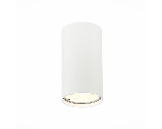 ST110.507.01 Светильник потолочный Белый GU10 1*50W  D54xH100 220V Без ламп