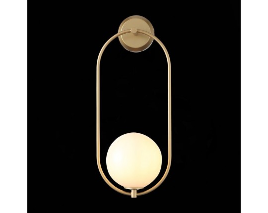 SL1118.201.01 Светильник настенный ST-Luce Золотистый/Белый E14 1*40W