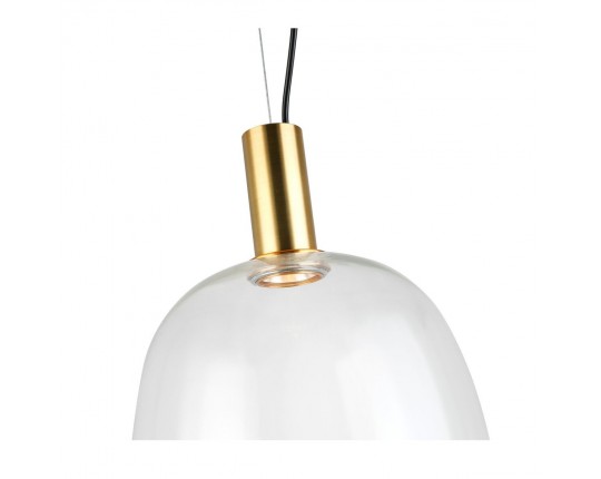 SL1582.313.01 Светильник подвесной ST-Luce Бронзовый/Прозрачный LED 1*7W 2700K