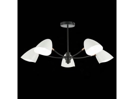 SLE103602-05 Светильник потолочный Черный, Золотой/Белый E14 5*40W