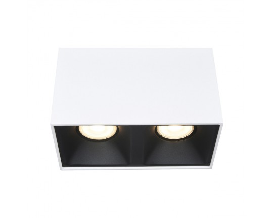 ST168.542.02 Светильник потолочный Белый GU10 2*50W IP20 L82,5xW165xH104 220V Без ламп