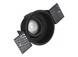 ST262.408.01 Св-к встр. Черный GU10 1*50W IP20 D91,5xH5,2 220V Без ламп