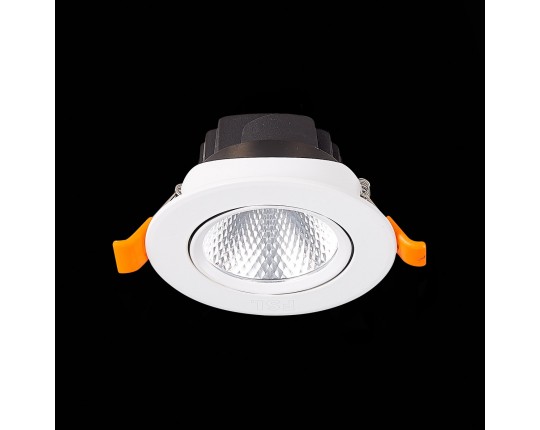 ST211.548.06.24 Св-к встр. Белый LED 1*6W 4000K 480Lm Ra80 24° IP20 D86xH50 220-240V