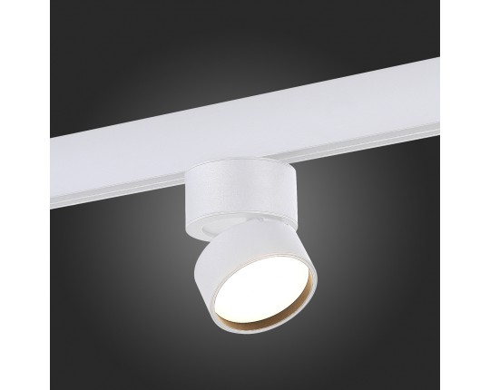 ST809.536.09 Магнитный трековый светильник Белый LED 1*9W 3000K 550Lm Ra>90 120° IP20 D85xH126 48V