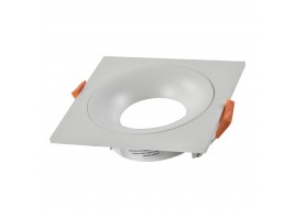 ST259.508.01 Св-к встр. Белый GU10 1*50W IP44 L100xW100xH40 -V Без ламп