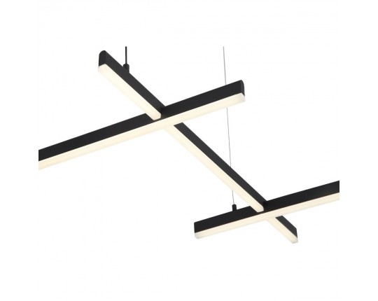 SL394.403.06 Люстра подвесная ST-Luce Черный/Белый LED 6*14W 4000K