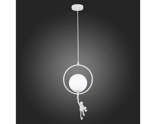 SLE115113-01 Подвес Белый/Белый E27 1*60W