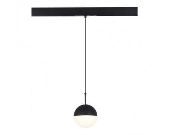 ST681.446.07 Магнитный трековый светильник Черный LED 1*7W 4000K Lm Ra90 120° IP20 D100xH- 48V