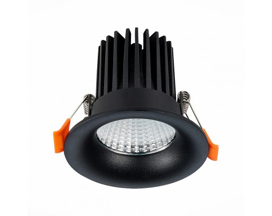 ST703.448.10 Св-к встр. Черный LED 1*10W 4000K 900Lm Ra>90 38° IP20 D85xH75 170-240V