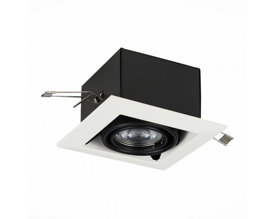 ST250.548.01 Св-к встр. Черный GU10 1*50W  L126xW126xH70 220V Без ламп