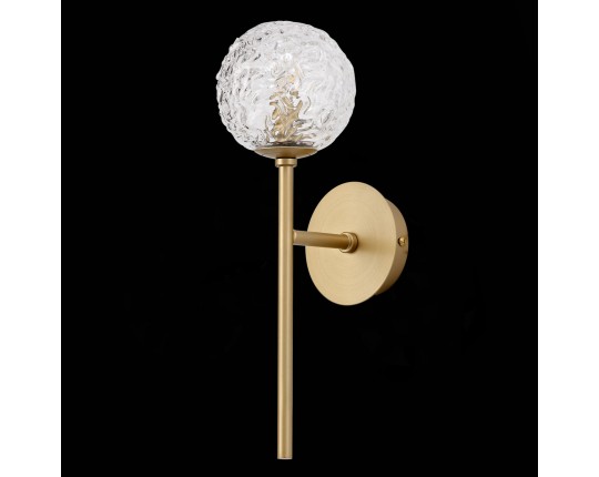 SL1152.201.01 Светильник настенный ST-Luce Золотистый/Прозрачный G9 LED 1*5W